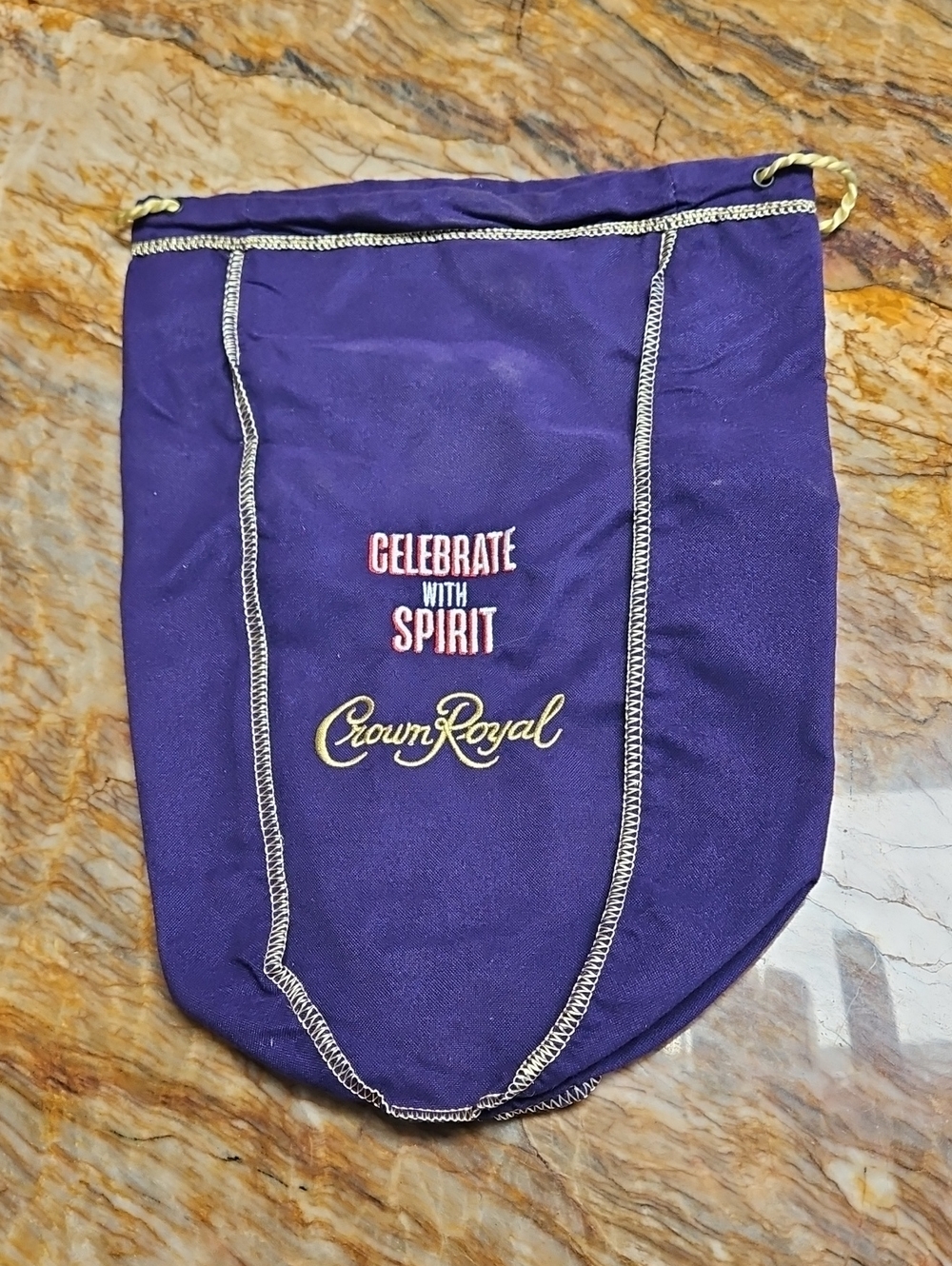 CROWN ROYAL Celebrate The Spirit Purple Bag- NEW